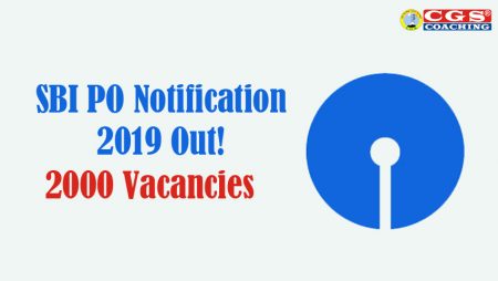 SBI PO Notification 2019 Out for 2000 Vacancies, Download PDF!